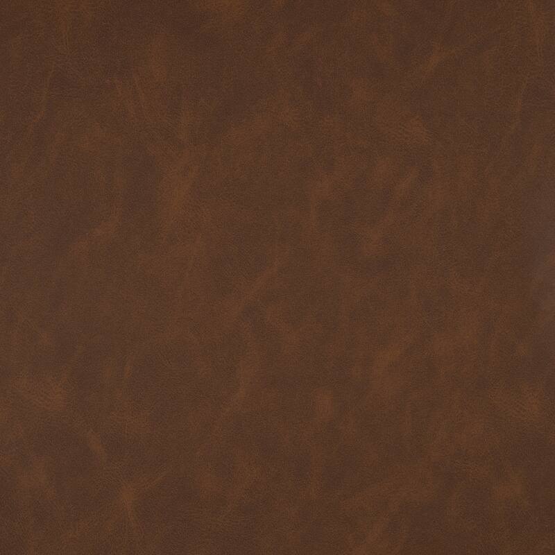 Fremont & Park Frances Faux Leather 3-Piece Living Room Set - Brown Finish Feet