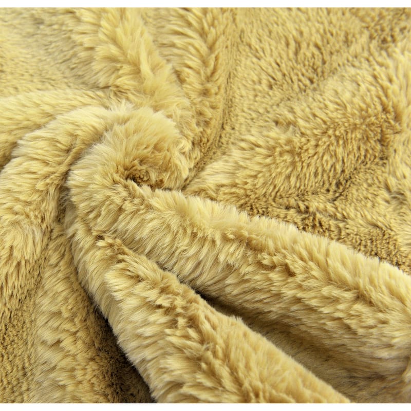 Serenta Heavy Fauxfur Pillow Shell 2 PC Set, 20''x20''