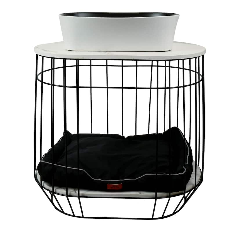 Fine Fixtures Dumbo Modern Bathroom Vanity -Black Rack with Vessel Sink