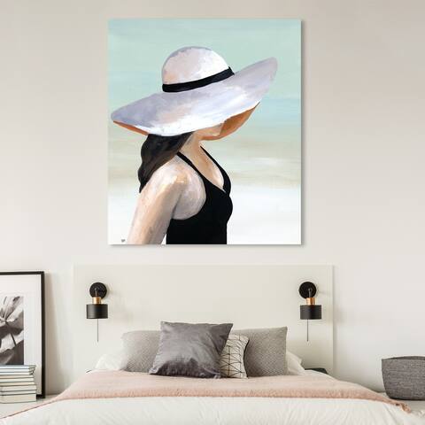 Oliver Gal 'Island Breeze' Fashion and Glam Wall Art Canvas Print Accessories - White, Black