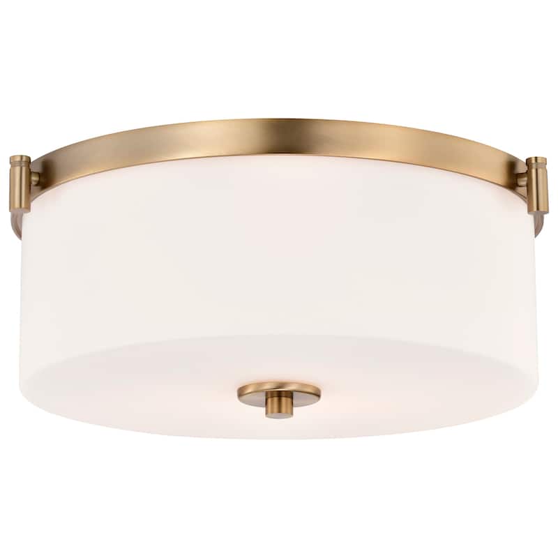 Nuvo Lighting 60/8207 Liam 3 Light 17" Wide Flush Mount Drum Ceiling