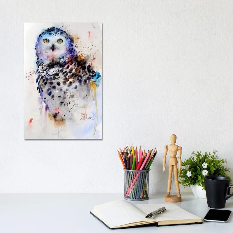 iCanvas "Owl" by Dean Crouser Canvas Print - 12x8x0.75