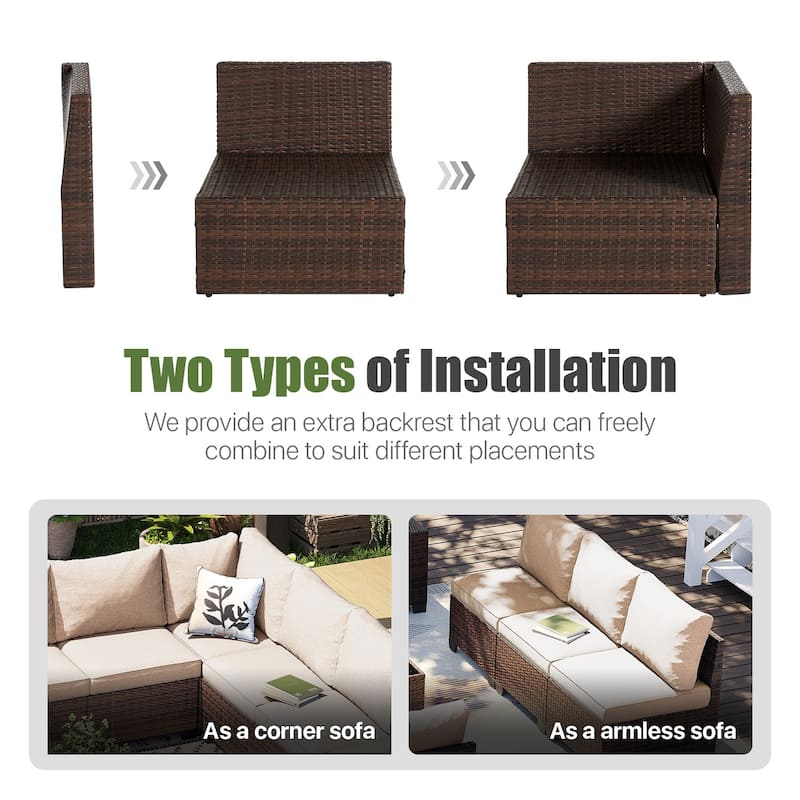 Patio Furniture Set , Outdoor Sectional Sofa Set