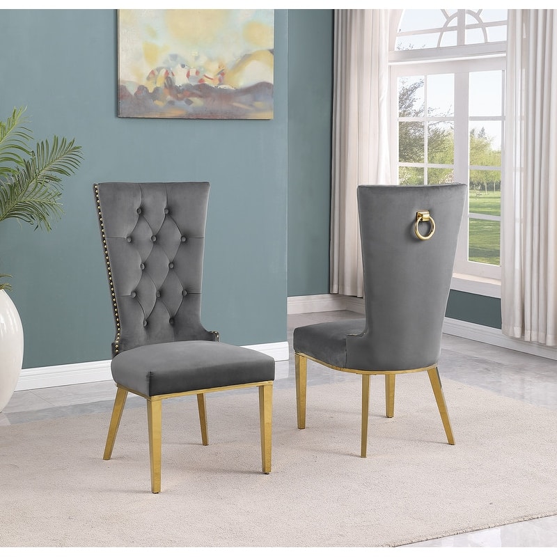 Best Quality Furniture D310/1-SC330-7 Dining Set with 68" White Marble Top