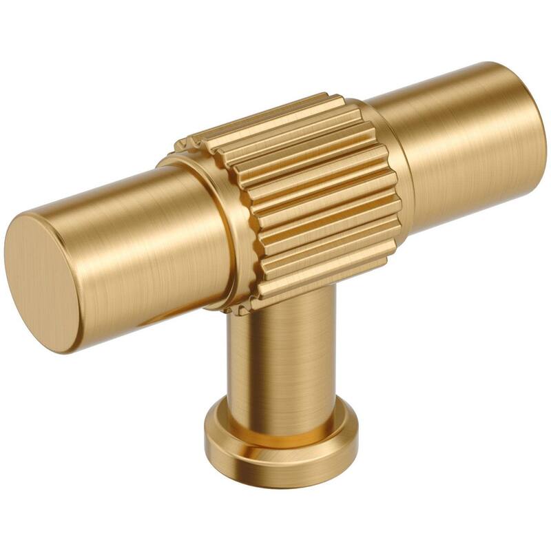 Amerock BP37801 Farewind 5/8" Fluted Bar Cabinet Knob - Champagne Bronze