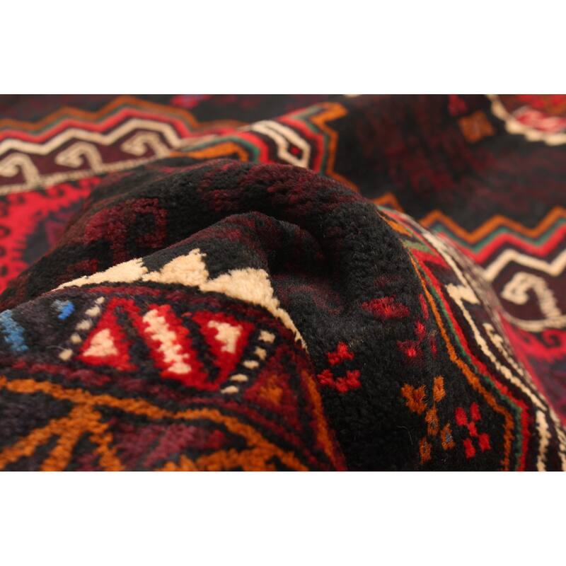 ECARPETGALLERY Hand-knotted Teimani Navy Wool Rug - 3'7 x 6'0