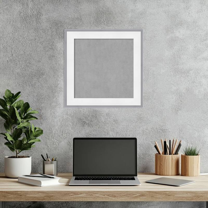 Amanti Art Maya Espresso Silver Framed