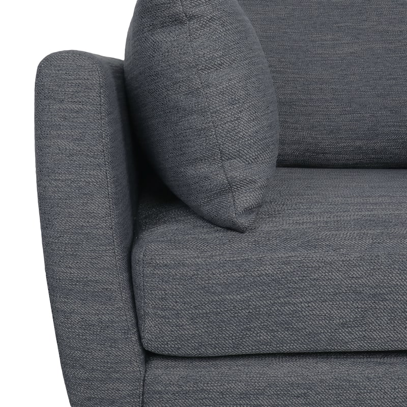 Gould Upholstered Club Chair with Accent Pillows by Christopher Knight Home