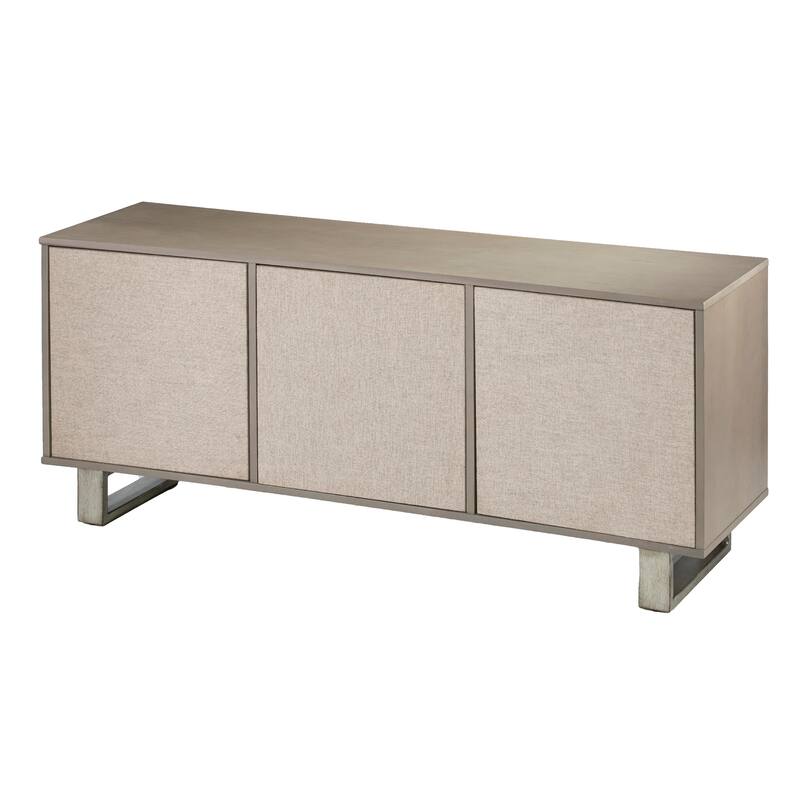 SEI Furniture Abigail 3-Door Media TV Stand for TV's up to 52"