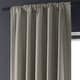preview thumbnail 49 of 89, Exclusive Fabrics Faux Linen 100% Blackout Curtains Heat and Light Blocking - (1 Panel)