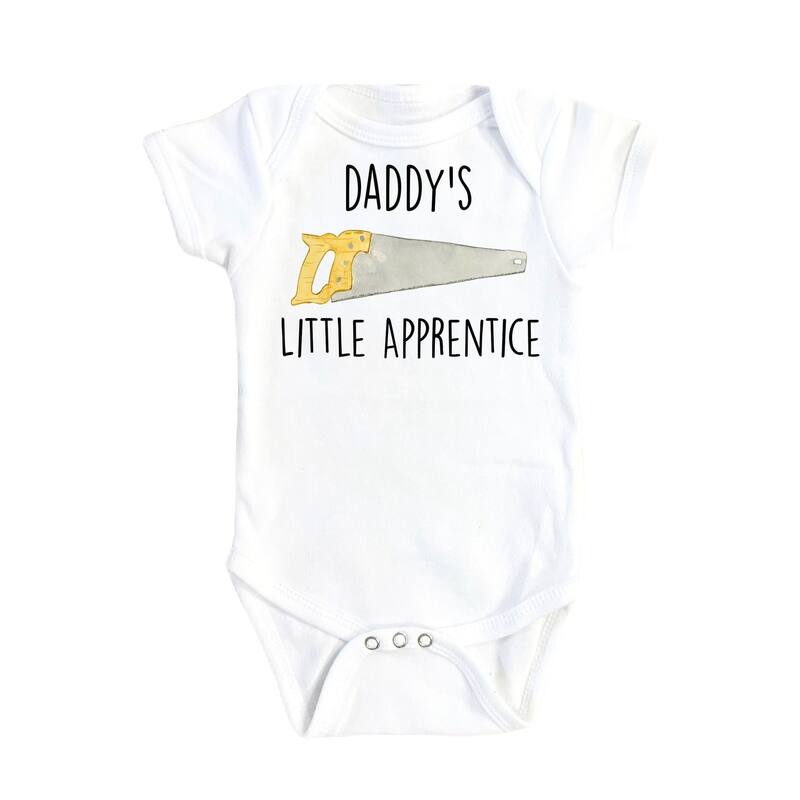 Carpenter Little - Baby Boy Girl Clothes Infant Bodysuit Funny Cute Newborn - Blue - 0-3M