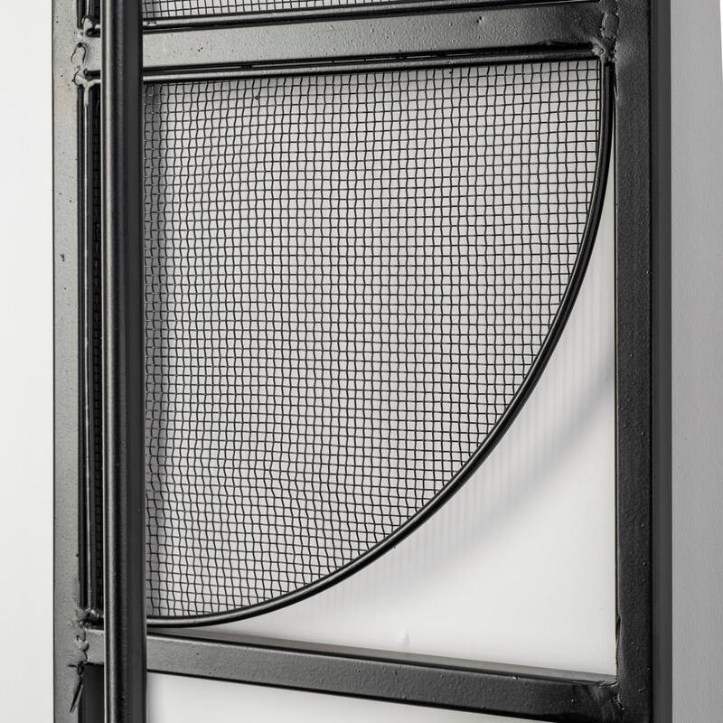 Navin Black Metal Frame With White Fabric Shade Rectangular Wall Sconce (47" x 10")