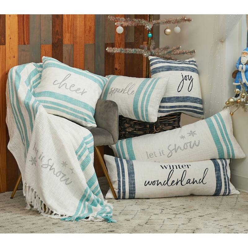 Morgan Noel Woven Throw Pillow