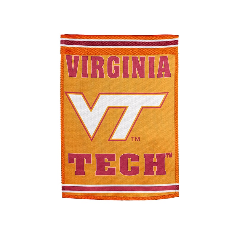 Embossed Suede Flag, House Size, Virginia Tech