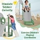 preview thumbnail 20 of 65, 5 in 1 Toddler Slide and Swing Set - Indoor & Outdoor Kids Playground Climber with Telescope - 71.6'' L x 56.3'' W x 45.2'' H