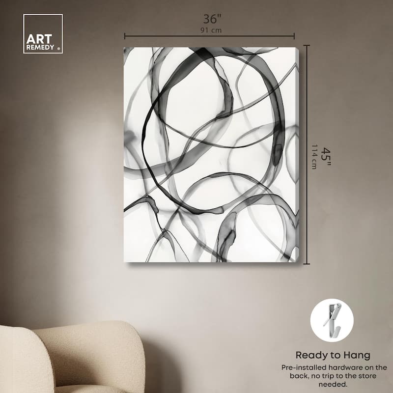 Dynamic Interplay II Canvas by Art Remedy, Gallery Wrapped