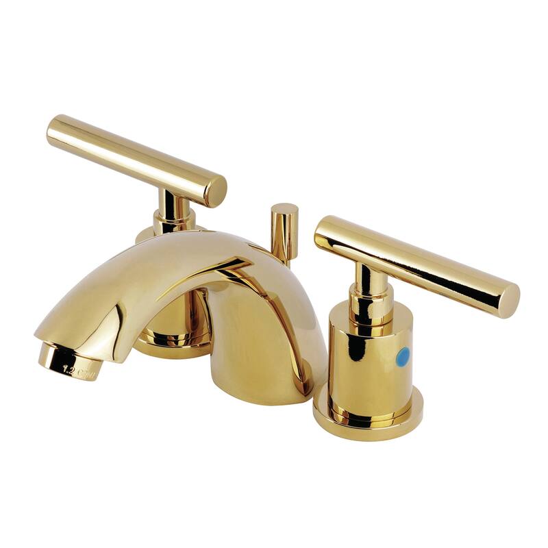 Kingston Brass KB895.CML Manhattan 1.2 GPM Widespread Bathroom Faucet - Polished Brass