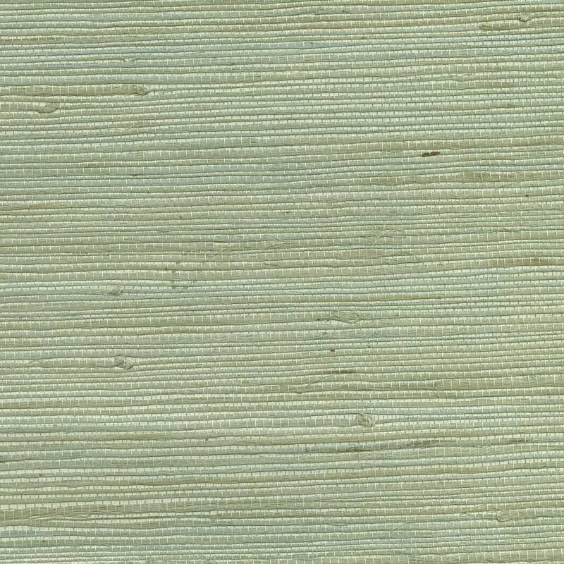 Advantage Battan Soft Green Grasscloth Wallpaper - 36in x 288in x 16.025in