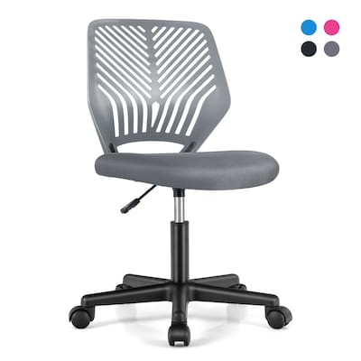 Ergonomic Mesh Chair for Children with High-Density Sponge Cushion and Smooth Rolling Casters