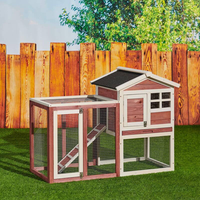 Durable Large Chicken Coop Wooden Rabbit Hutch