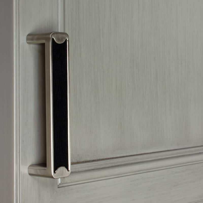 3-3/4 in. Center Embossed Leather Strip Pulls(Pack of 10)