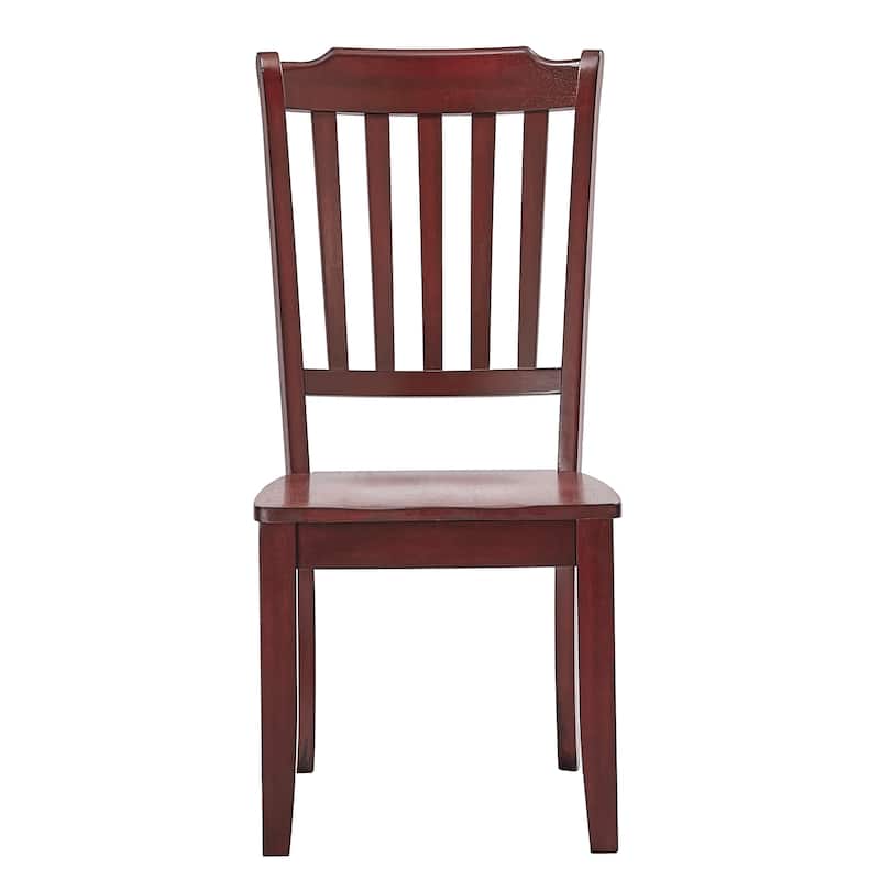Eleanor Slat-back Wood Dining Chairs (Set of 2) by iNSPIRE Q Classic