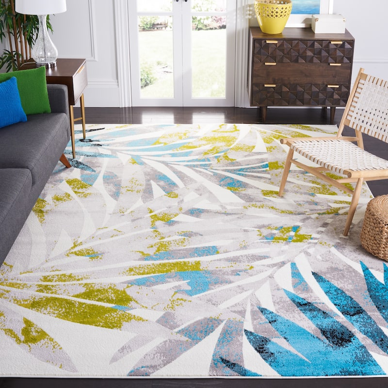 SAFAVIEH Skyler Leanna Distressed Tropical Watercolor Rug