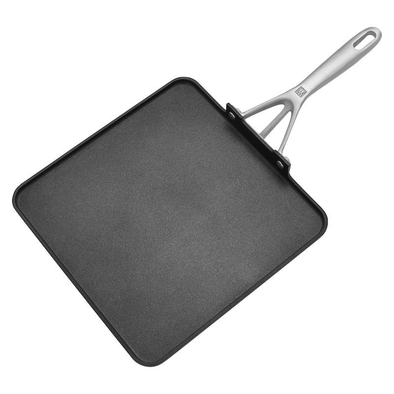 ZWILLING Motion Hard Anodized 11 x 11-inch Aluminum Nonstick Square Griddle - 11" x 11"