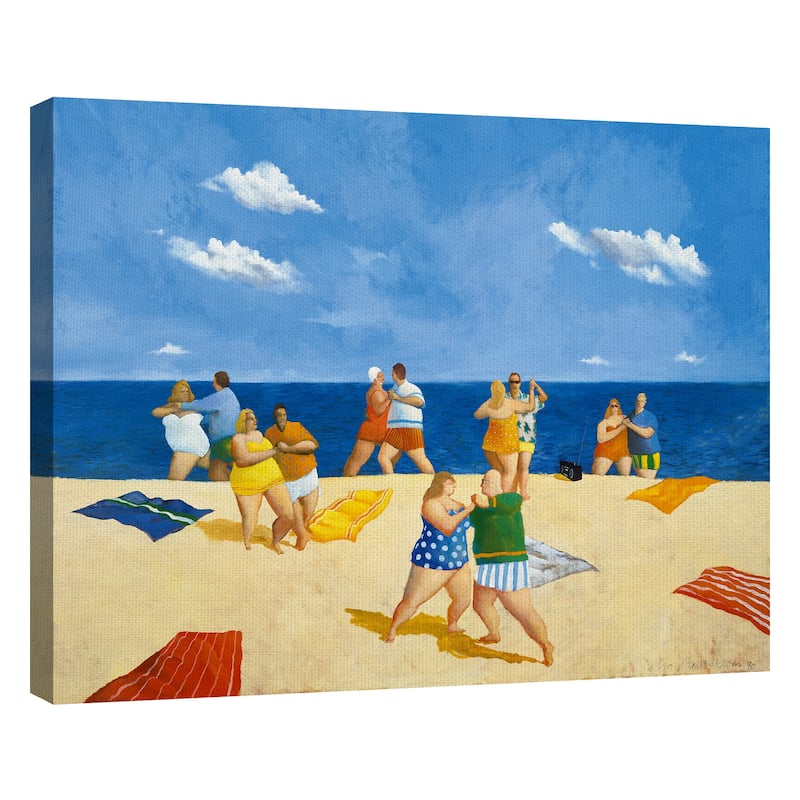 Tango Beach Canvas Art Print