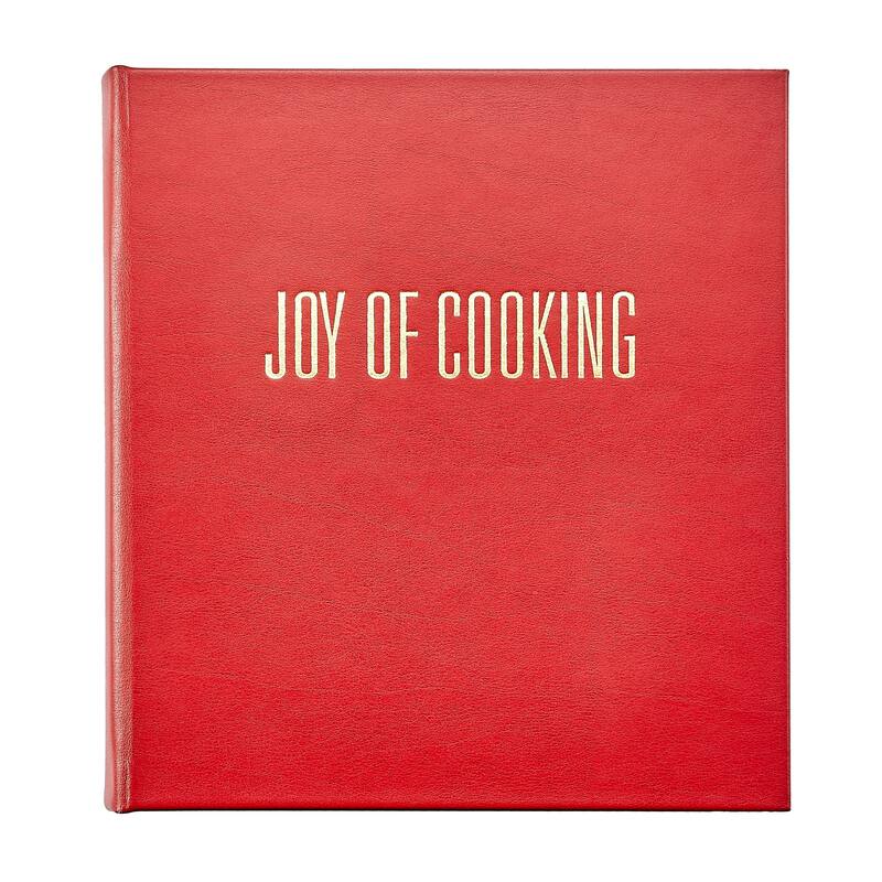 Graphic Image Joy of Cooking Coffee Table Book, Leather