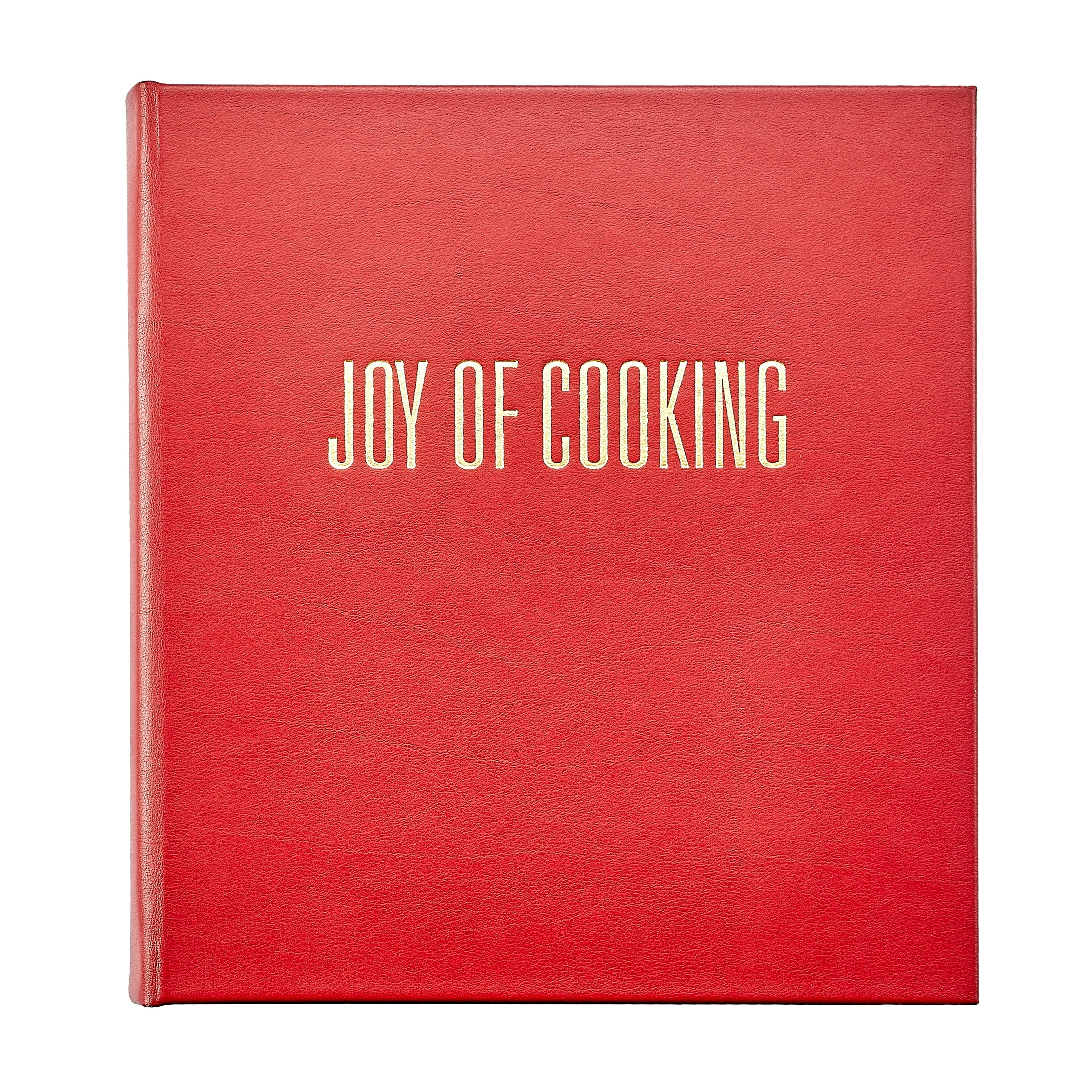 Graphic Image Joy of Cooking Coffee Table Book, Leather