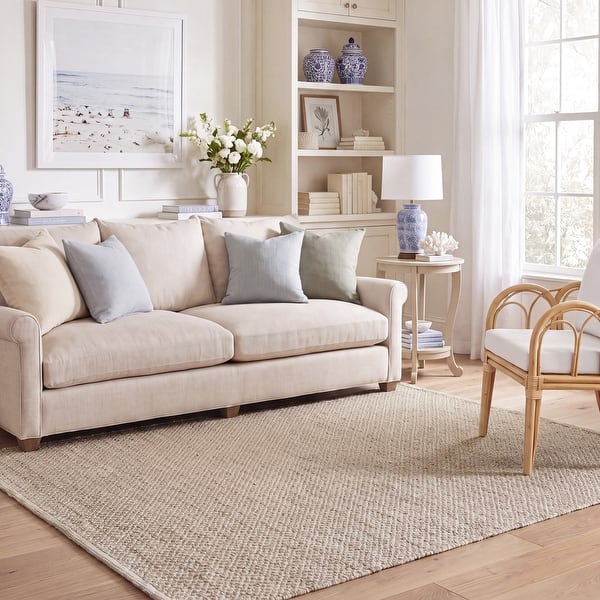 slide 2 of 58, SAFAVIEH Montauk Glyn Handmade Cotton Area Rug 2'6" x 4' - Ivory/Beige