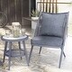 preview thumbnail 4 of 18, Furniture of America Delgado 3-Piece Patio Chair & Slate Top Table Set