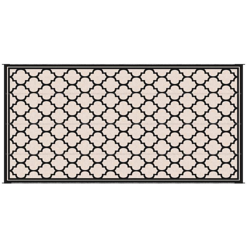 9' x 18' Reversible Outdoor Waterproof Portable Camping Carpet - 9' x 18'
