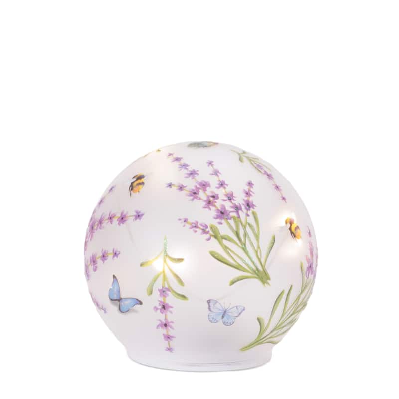 LED Floral and Butterfly Globe (Set of 3) - N/A