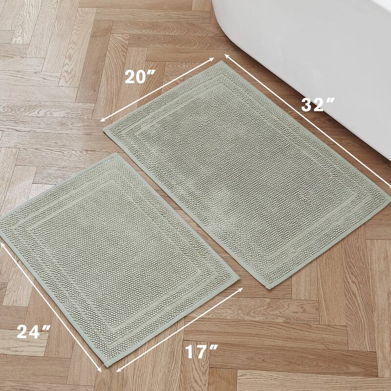 Hunter Luxe Looped Cotton Bathmats