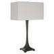 preview thumbnail 4 of 5, Uttermost Reydan Tapered Iron Table Lamp - 17"x29.5"x10"