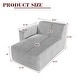 preview thumbnail 23 of 62, Modern No Assembly Required Sectional Chaise Lounge Side Sofa