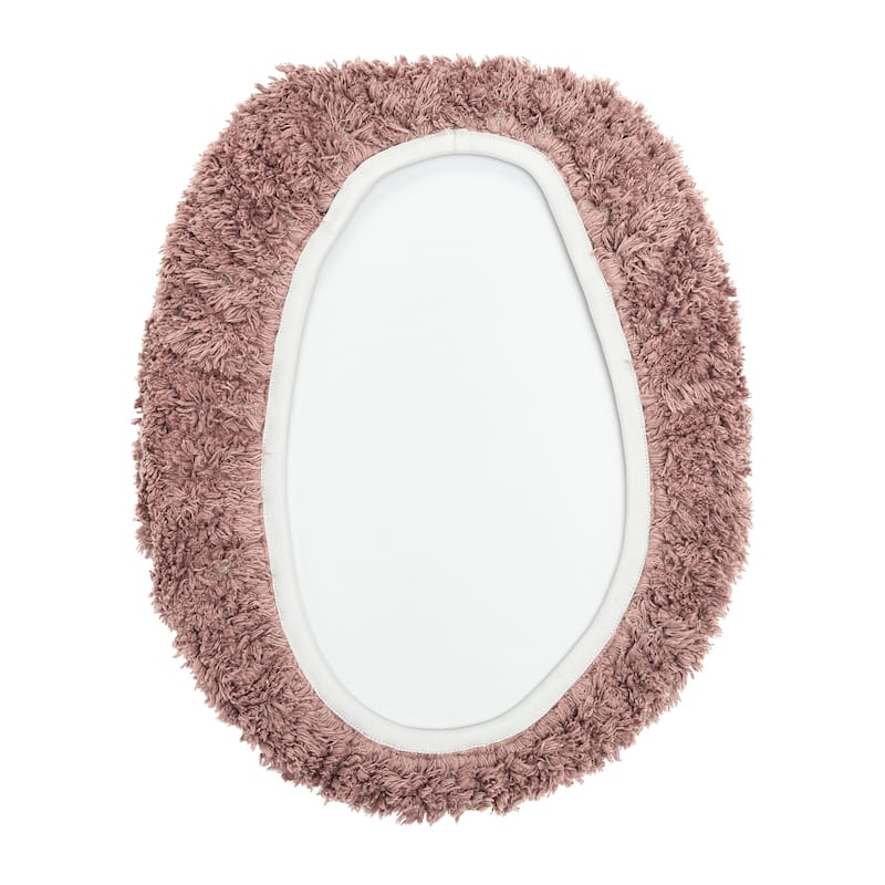 Better Trends 18 x 20 Toilet Lid Cover 100% Cotton Tufted Water Absorbent Machine Washable Lux Collection