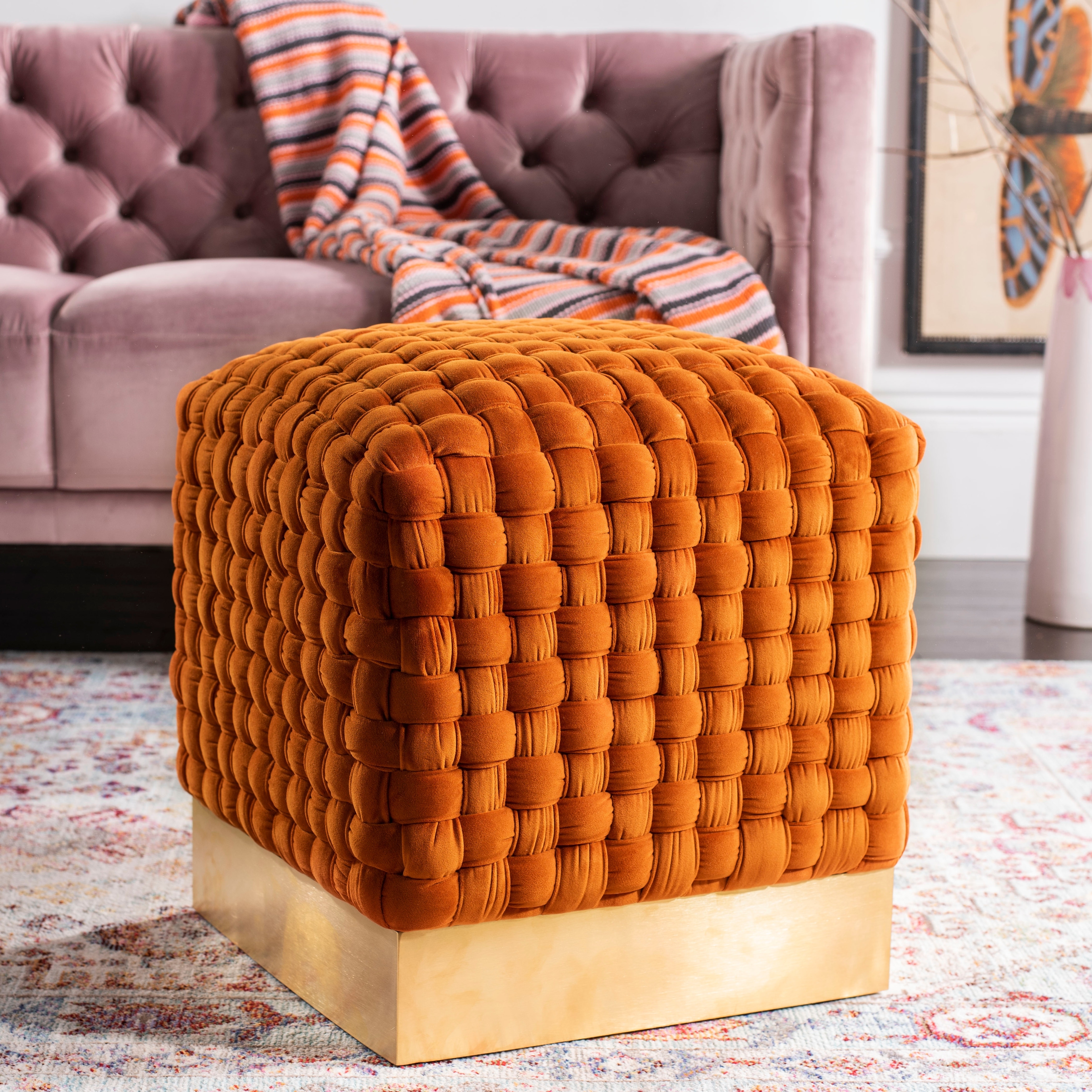Gold ottoman shop