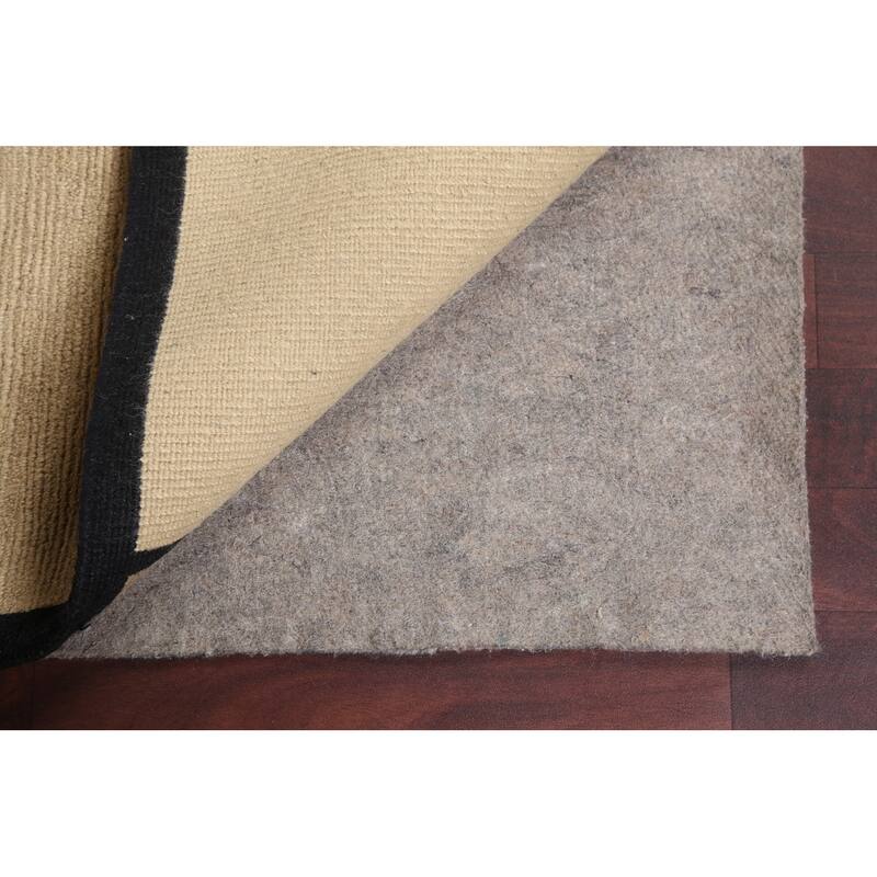 Checkered Nepalese Vegetable Dye Oriental Wool Area Rug Hand-knotted - 6'1" x 9'3"