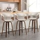preview thumbnail 166 of 186, 26"/29" Faux Leather Swivel Bar Stools, Wood Counter Stool