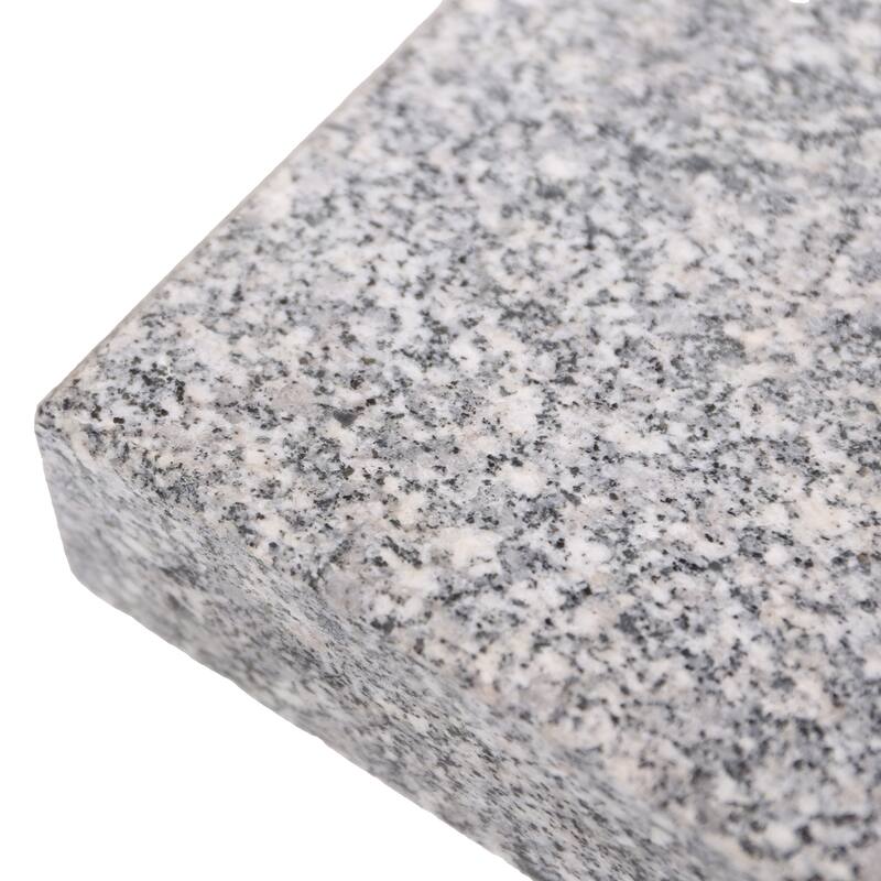 Berywn Outdoor Square Granite Umbrella Holder by Christopher Knight Home - 15.75" D x 15.75" W x 14.75" H