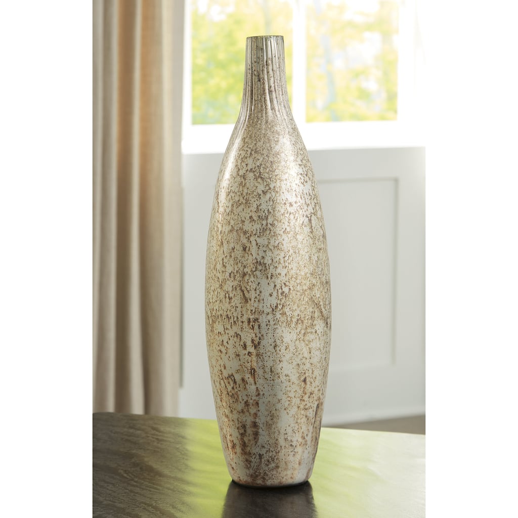 Signature Design by Ashley Plawite Antique Silver Vase
