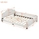 preview thumbnail 17 of 32, Low-Profile Platform Bed Grounded Bed in Velvet Frame