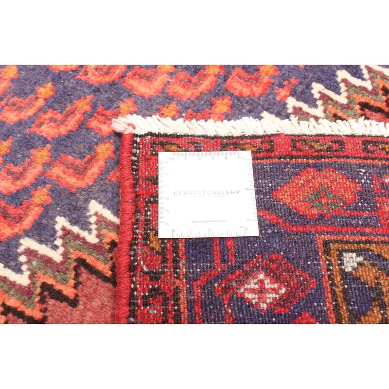 ECARPETGALLERY Hand-knotted Andelz Red Wool Rug - 4'4 x 7'3