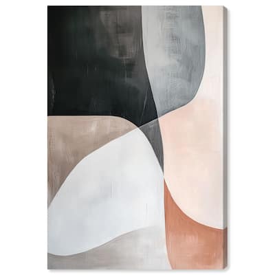 Curved Contour Canvas by Art Remedy, Gallery Wrapped