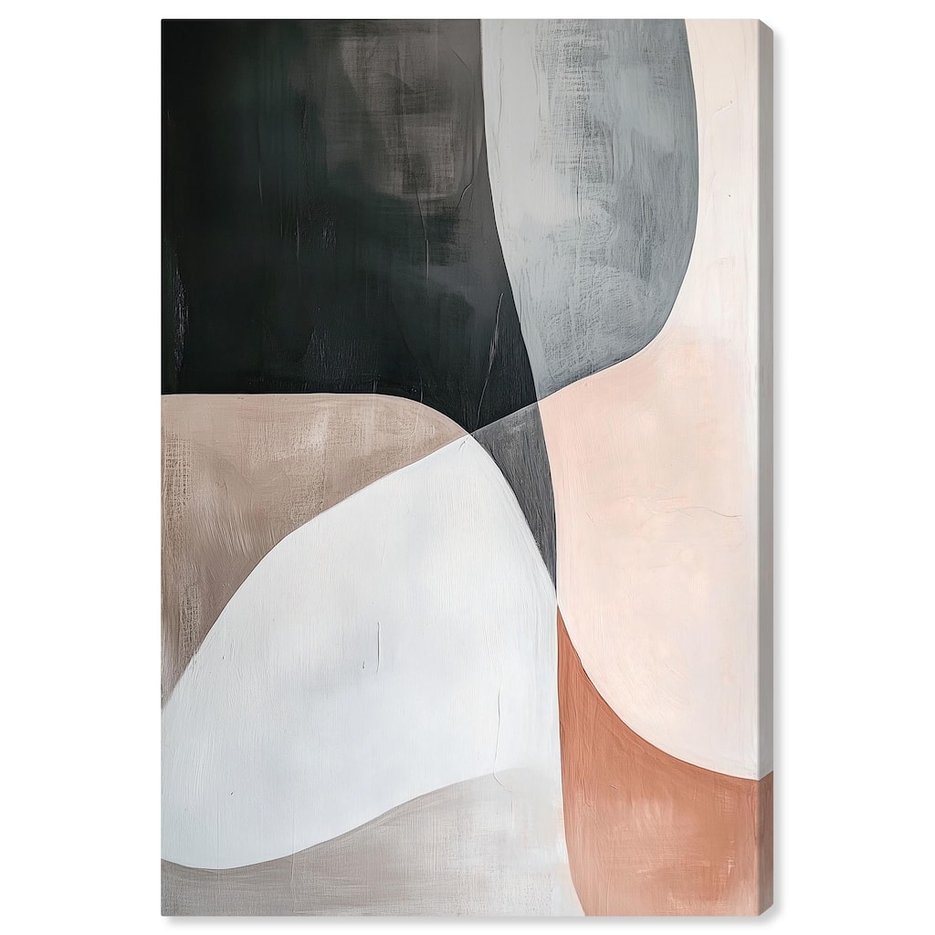 Curved Contour Canvas by Art Remedy, Gallery Wrapped