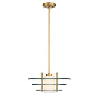 Newell 1-Light Pendant in Warm Brass