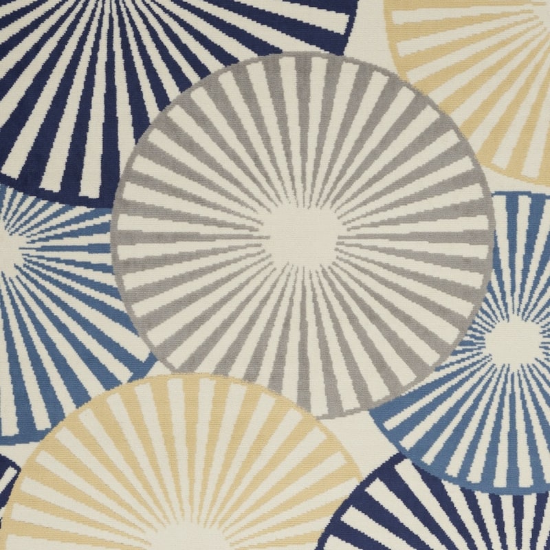 Lubet Power Loomed Geometric Modern Area Rug By HomeRoots